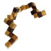 Wooden Puzzle Snake Cube For Child As Well As Adults